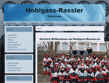 Tablet Screenshot of hohlgassrassler.ch